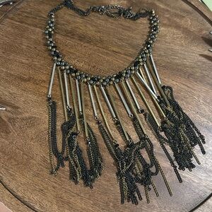 Vintage Tassel Collar Necklace